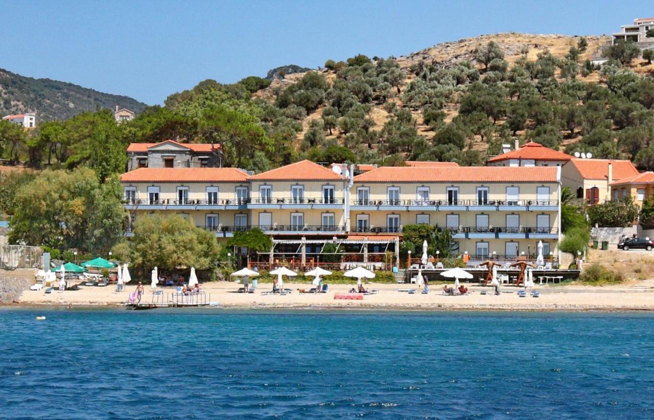 Pebble Beach Hotel Plomári Kültér fotó